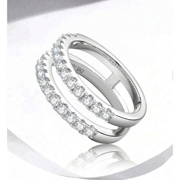 Double band Diamond Ring - Picture 5 of 5